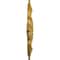 Ekena Millwork Benson Classic Medallion (Canopies up to 6 1/2"), 28 3/8"OD x 3 3/4"ID x 1 5/8"P, Iridescent Gold CM28BEIGS - alternate 4